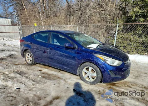 2014 Hyundai Elantra Se z USA, uszkodzony, nr VIN 5NPDH4AE3EH530825